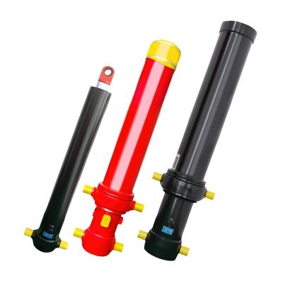 China Dump Truck High Level Vehicle Front Hydraulic Cylinders Telescopic for Dump Truck Trailer for sale