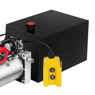 China Machinery 12V DC Single Acting 3000 Psi Steel Tank Hydraulic Power Unit for sale