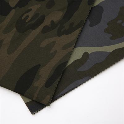 China Factory wholesale high quality camo print color twill fabric breathable soft fabric anti-static spot stain elastic fabric for sale