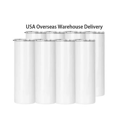 China Disposable USA Warehouse Double Wall Vacuum Insulated Stainless Steel Blanks Sublimation Tumblers 20 Ounces Duty for sale