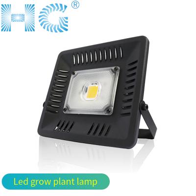 China Hot Sale Aluminum Greenhouse 50W Hydroponic Plant Led Grow Light Ultrathin Waterproof Rig Full Spectrum Plant Led Grow Light for sale