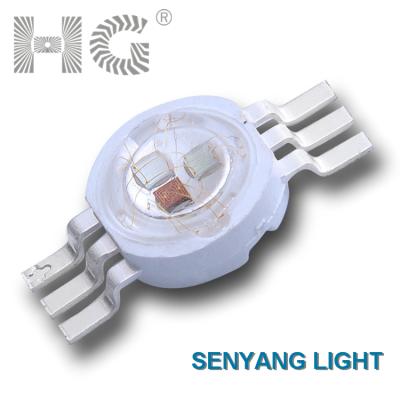 China InGaN Hot Selling 1W RGB Led 6 Pin 3 In 1 Red Green Blue Full Color 350mA High Power Led Led Diode for sale