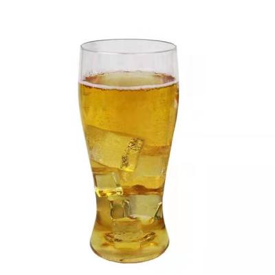 China Frost Glass Beer Glasses, 16 oz Plastic Freezer Frost Fridge Double Wall Frozen Pint Glass, Set of 2 for sale