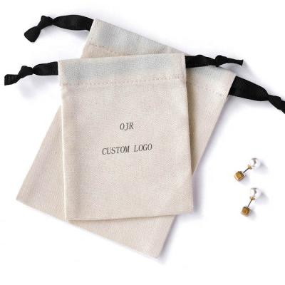 China Recyclable Custom Canvas Drawstring Bag String Handbag Shoe Dust Carrier Logo Printed Gift Canvas Cotton double for sale