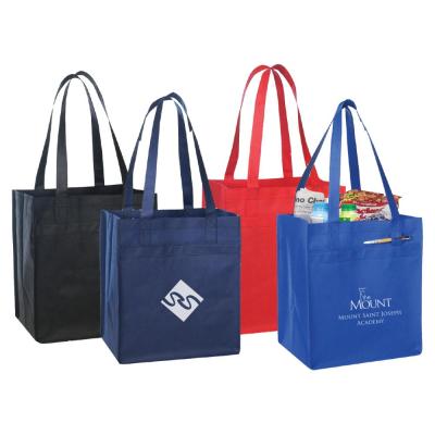 China Factory Wholesale Recyclable Medium Nonwoven Canvas OEM Custom Tote Bag for sale