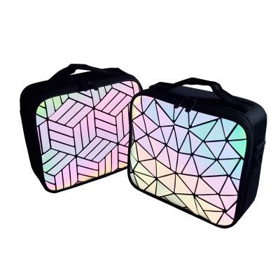 China Cosmetic Eco-friendly Polyester Fabric Waterproof Polyester Travel Bag Toiletry Hanging Cosmetic Bags for sale