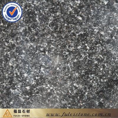 China natural black granite with white veins, white granite with anthracnoses, cosmic black granite 600x600mm for sale