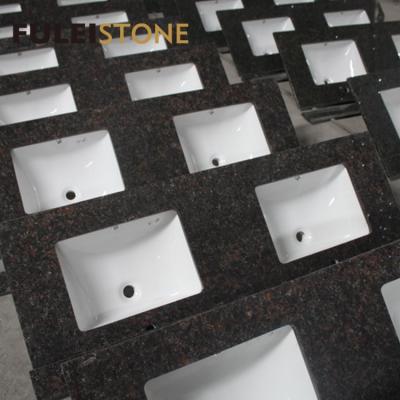 China Best Quality Modern Cheap Price Natural Stone Tan Brown Granite Countertops for sale