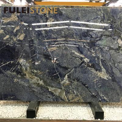 China Square Meter Modern Blue Brazil Azul Bahia Granite Slab Price Per for sale