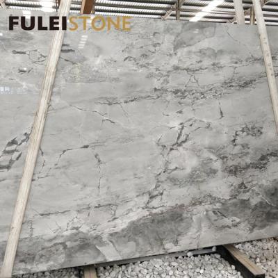 China Super Countertop Gray Marble Countertop Calacatta Gray Marble Slab for sale