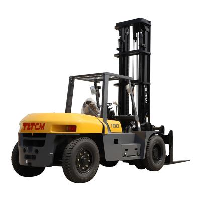 China High Efficiency 10 Ton Diesel Forklift Wide View Container Lifter Container Handler With ISUZU Engine for sale