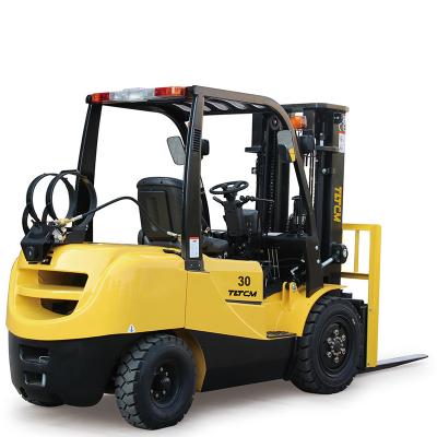 China Building Material Stores TLTCM Forklift 3 Ton Dual Fuel Petrol Gas Forklift Propane Forklift 3.5 Ton With CE Certification for sale