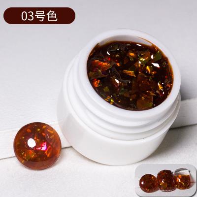 China New Aurora Amber Nail Polish Colorful Nail Art Beauty VANDONNIE Nail Art Supplies Salon Laser Sequin Phototherapy Gel for sale