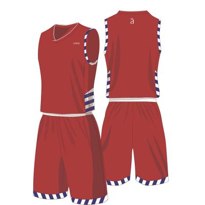 China Men's Toddler Warm-up Basketball Antibacterial Running & Suits Basketball Tank Top Logo Design Sports Suit Basketball Wear Breathable Sportswear for sale