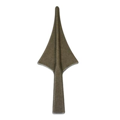 China Easily Assembled Forging Products Decorative Accessories Iron Spear Point For Security Fence/Door/Balcony for sale