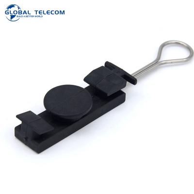 China For Flat Fiber Optic Drop Cable Clamp S Type Fiber Optic Drop Clamp FTTH High Voltage for sale