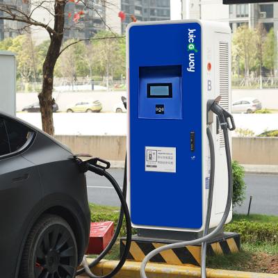 China CHAdeMO CCS DC Fast Car Charger Commercial Parking Use Commercial Charging Station For Electric Vehicle for sale