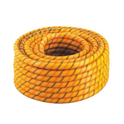 China High quality yellow colored line high pressure flexible PVC pipe extrusion hose HL-C17 for sale