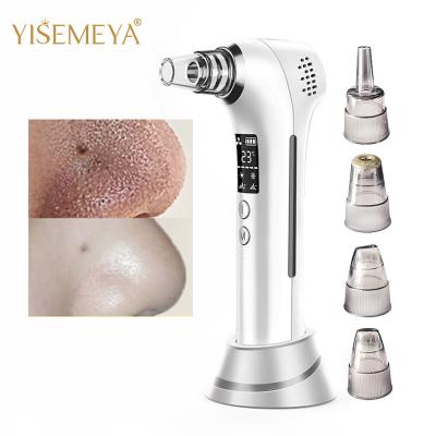 China Top Beauty Electric Hot And Cold Blackhead Removal Facial Pore Acne Skin Care Machine for sale