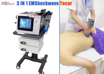 China 3 IN 1 Extracorporeal Druckwelle-Maschine Tecar EMS zu verkaufen