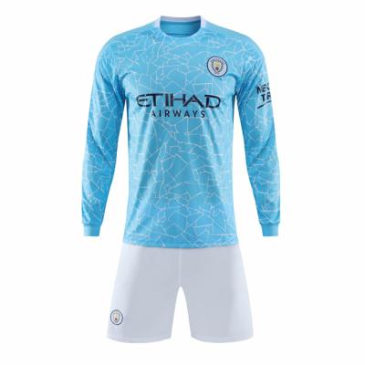 China 2021 hot sale quality cheap football sportswear quick dry customize football shirt set wholesale soccer jersey for sale