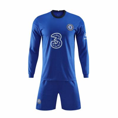 China Thailand quality 2021 long sleeve type cheap sportswear quick dry soccer jersey designer team jersey football wear soccer jersey for sale