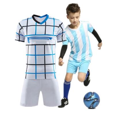 China Hot Selling Wholesale Quick Dry Customized Kids Soccer Jersey Set Youth Soccer Uniform Adult Jersey for sale