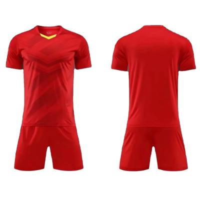 China Quick Dry Sublimated Uniform Soccer Jersey Football Shirt Soccer Shirt Short Sleeve Football Uniform for sale