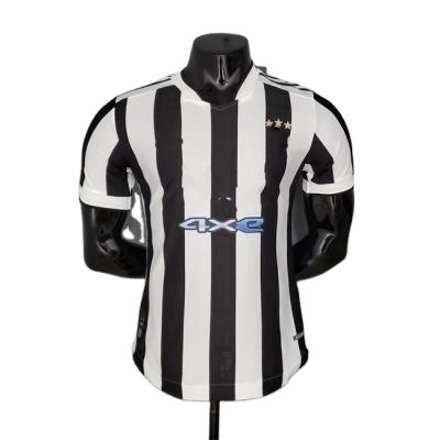 China Football uniform set of black and white striped short sleeve quick dry shirt. Turin football club football jersey, Piedmont, Italy for sale