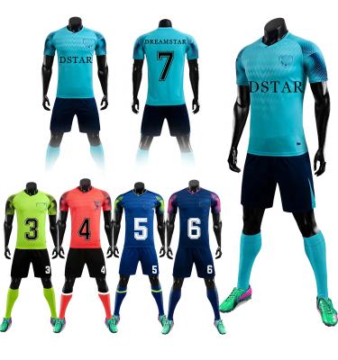 China 2021/22 Adults Kits Factory Wholesale Kits Factory Wholesale Quick Dry Uniform Soccer Jersey Football Uniform New for sale