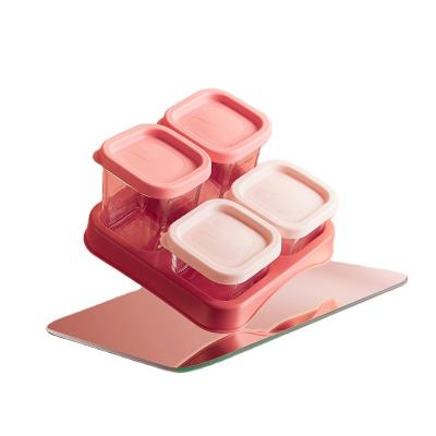 China KUB Glass Baby Food Box Set Portable Fruit Box Food Storage Made From ARC Glassware for sale