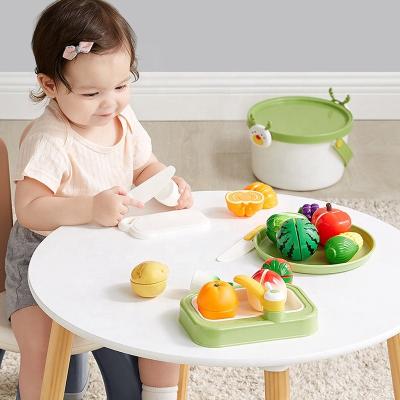 China KUB Plastic Kid Cut Fruit Toy Cutting Toys Early Educational Toys For Kid Children Play House Kitchen Set for sale