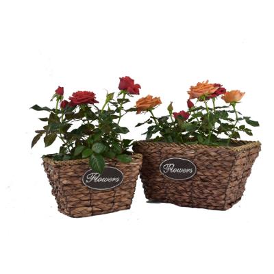 China Holiday decoration & Wholesale Cheap Home Decoration Willow Rattan Wicker Flower Basket Woven Gift Gift for sale