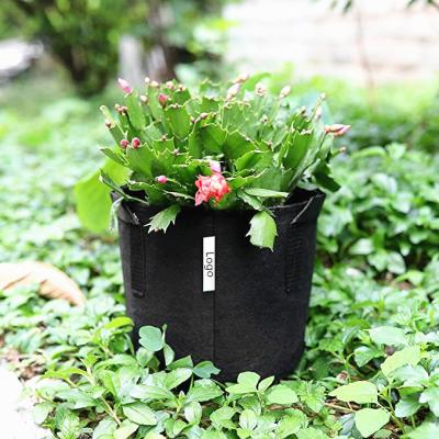 China Single 1 Gallon Planting Bags Grow Bags Black Garden and Potato Plant Grow Bags For Gardening Bags for sale