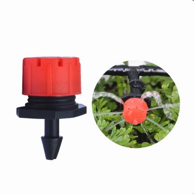 China Easy Installation 8 Hole Drip Irrigation Adjustable Suction Irrigation Device Red Flow Device for sale