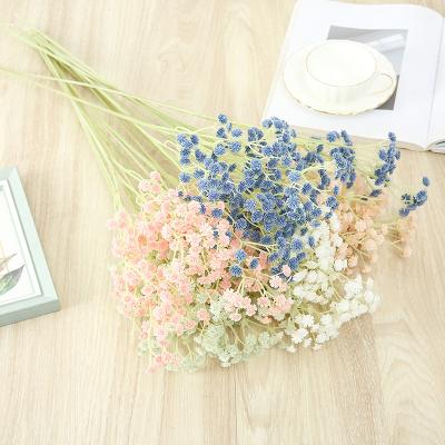 China Plastic Artificial Flower Bouquets Gypsophila Baby's Breath Real Touch Flowers For Wedding Party DIY Garland Floral Arrangement Home Decor for sale