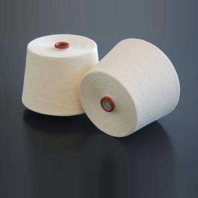 China Moisture-Absorbent Wholesale directly supplied blended yarn recycled cotton polyester semi-combed yarn for sale