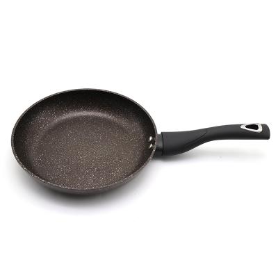 China Durable Ceramic Coating Nonstick Aluminum Forged Frying Pan With Full Induction Bottom for sale