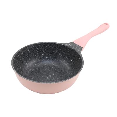 China NEW 11PCS Sustainable Induction Die Casting Non-Stick Marble Aluminum Casserole Fry Pan Wok Kicthware Set for sale