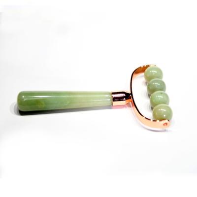 China Jade Roller Facial Massager Wholesale Face Skin Care Massage Jade Roller Facial Massager for sale