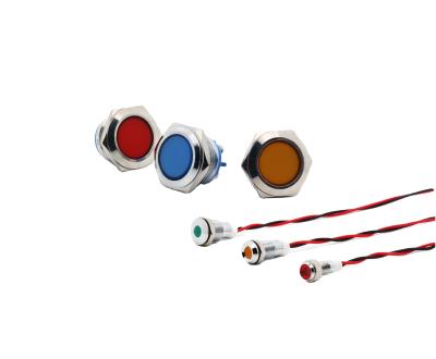 China mini led 12v indicator lights use for telecom mini led high round head led indicator lights for sale