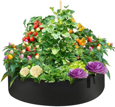 China 2021 environmental protection promotion non-woven large size non-woven OEM mouth potato plant flower pot flower felt plant planting bag for sale