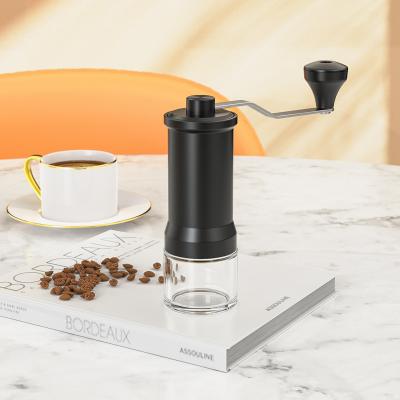 China 2023 Sale Amazon 420 Stainless Steel Portable Burr Mini Small Hand Mill Portable Hot Manual Coffee Grinder for sale