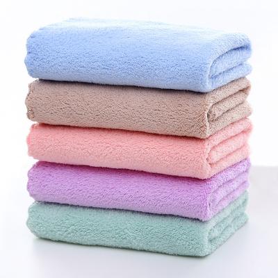 China Manufacturer Direct Selling Velvet Kitchen Towel Wave Lace Child Safe Modern Simple Coral Cleaning Towel for sale