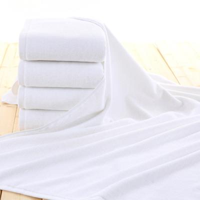 China Factory direct sale cotton soft and effective towel hotel 100% white child safe towel non absorbent depilation bath for sale