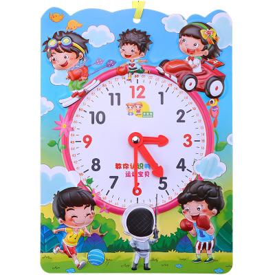 China 3D Embossed English Wall Calendar Chart Toy For Baby Study Time for sale