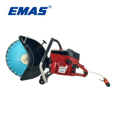 China Handheld Concrete / Metal Fire Fighting Metal Cut Saw Emas Resure Big Power 86cc 350mm / 400mm Gas Power for sale