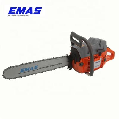 China Hot Sale EMAS 2-Stroke Powerful Chainsaw 84cc Gas Chainsaw With 24