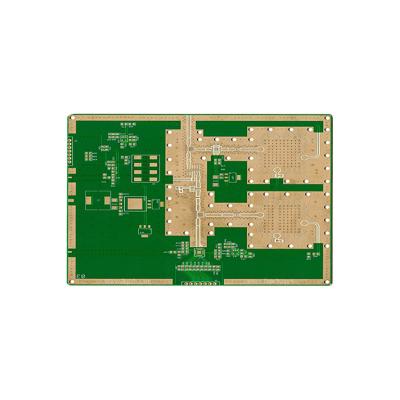 China Grüne Lötmaske Hochfrequenz-Schaltplatte 20 Schichten Prototyp PCB Produktion 1 Stop Service zu verkaufen