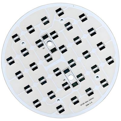 China Industrial Aluminum Base Round Led Metal Core PCB Circuit Board Fabrication Customized Design for sale